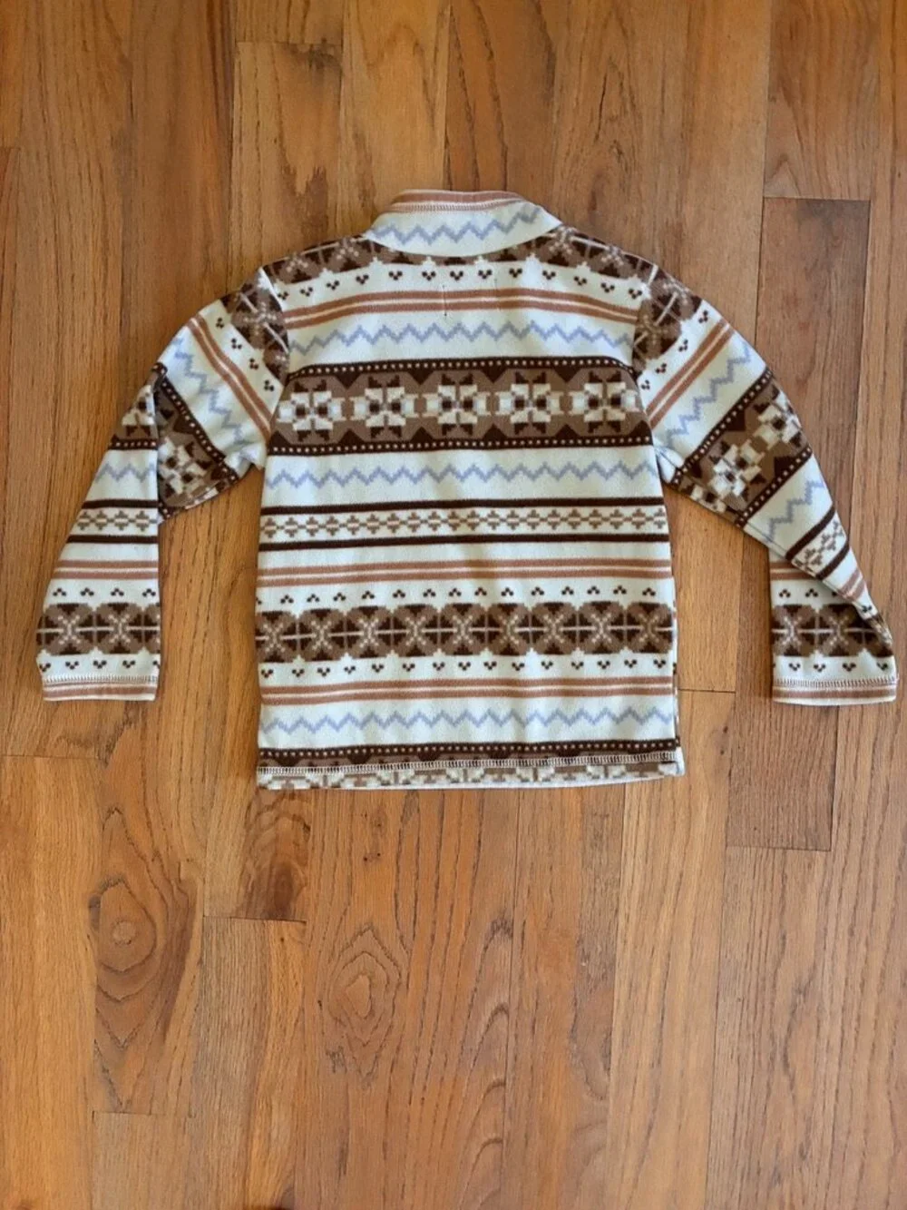 The Children's Place Toddler Fair Isle Quarter Zip Fleece 4T